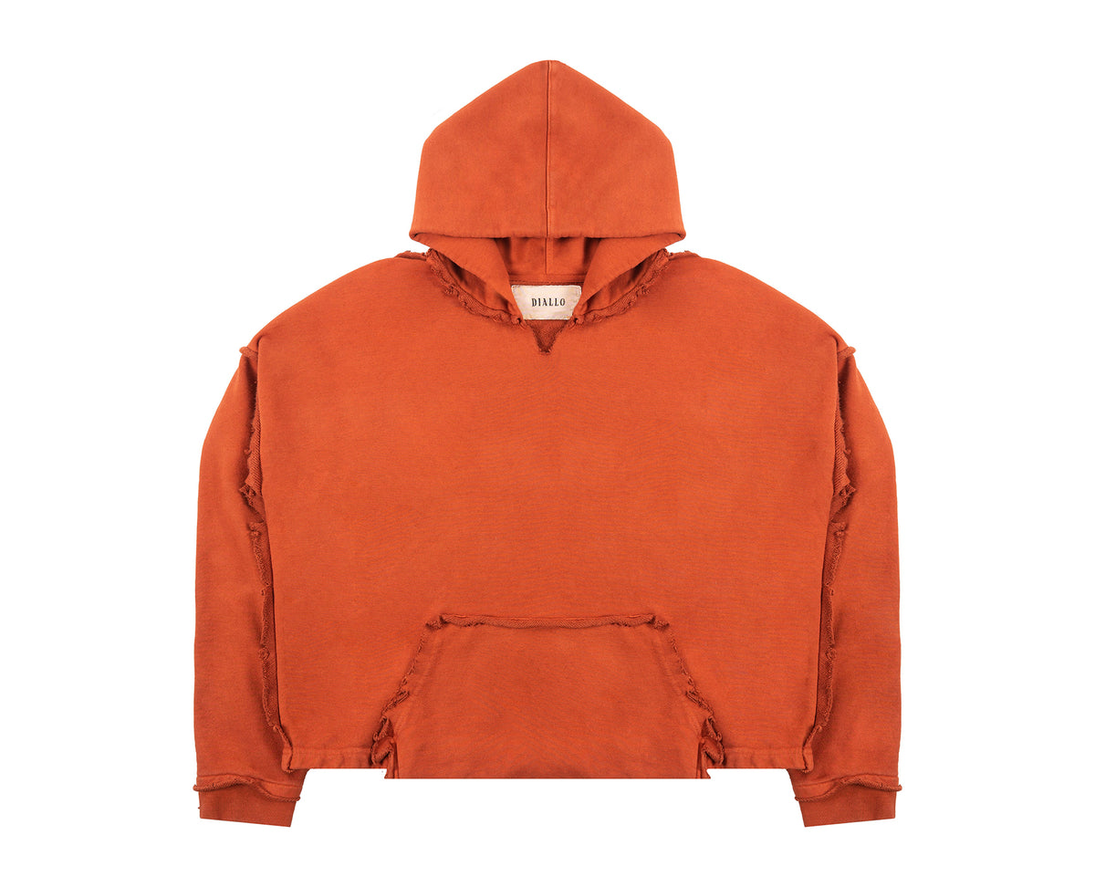 L/S Premium Solid Crop Hoodie