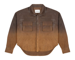 Ombre Leather Shirt