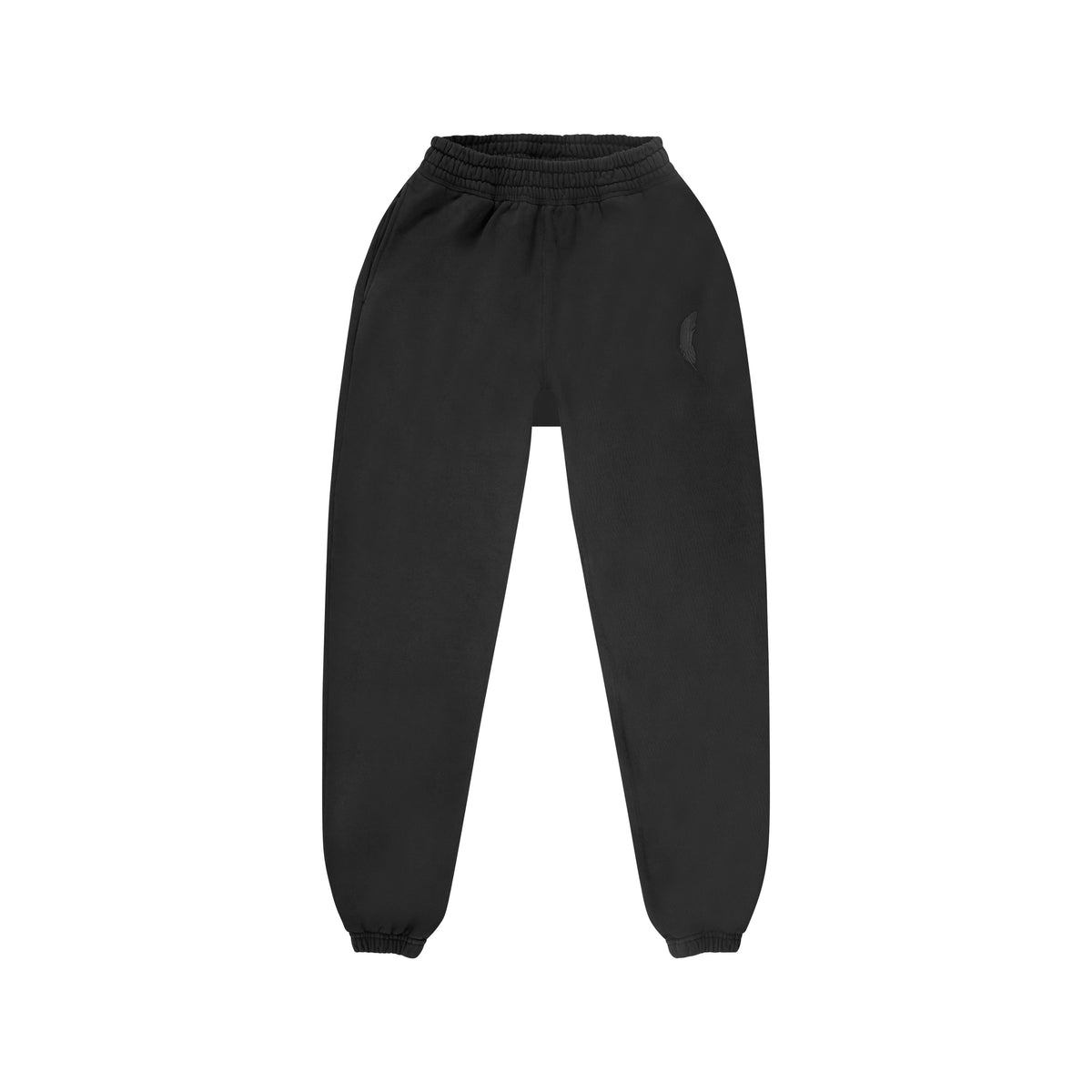 Premium Solid Sweatpant - Feather Embroidery