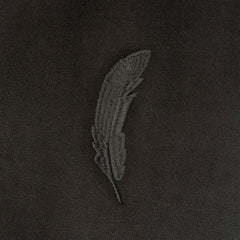 Premium Solid Sweatpant - Feather Embroidery