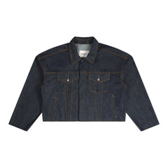 SELVEDGE CROP DENIM JACKET
